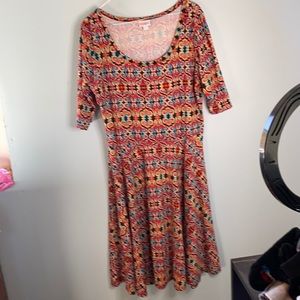 Lularoe Amelia dress size 2xl